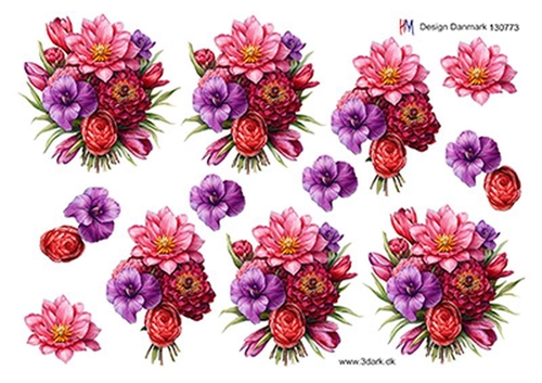 3D Blomsterbuket